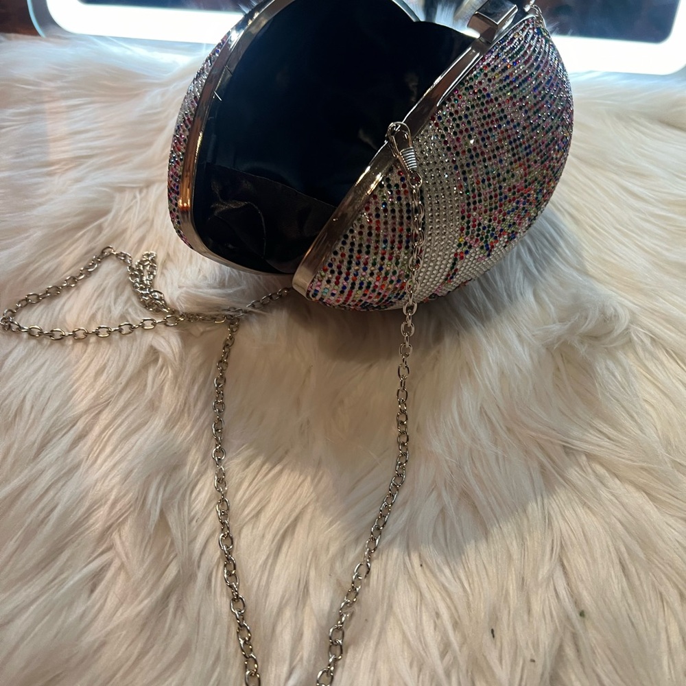 Multicolor Rhinestone Clutch Bag - Picture 2 of 3